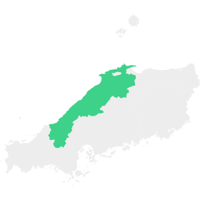 島根エリア:シルエット