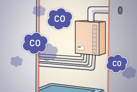 給湯器による一酸化炭素中毒に要注意！予防と対策:イメージ