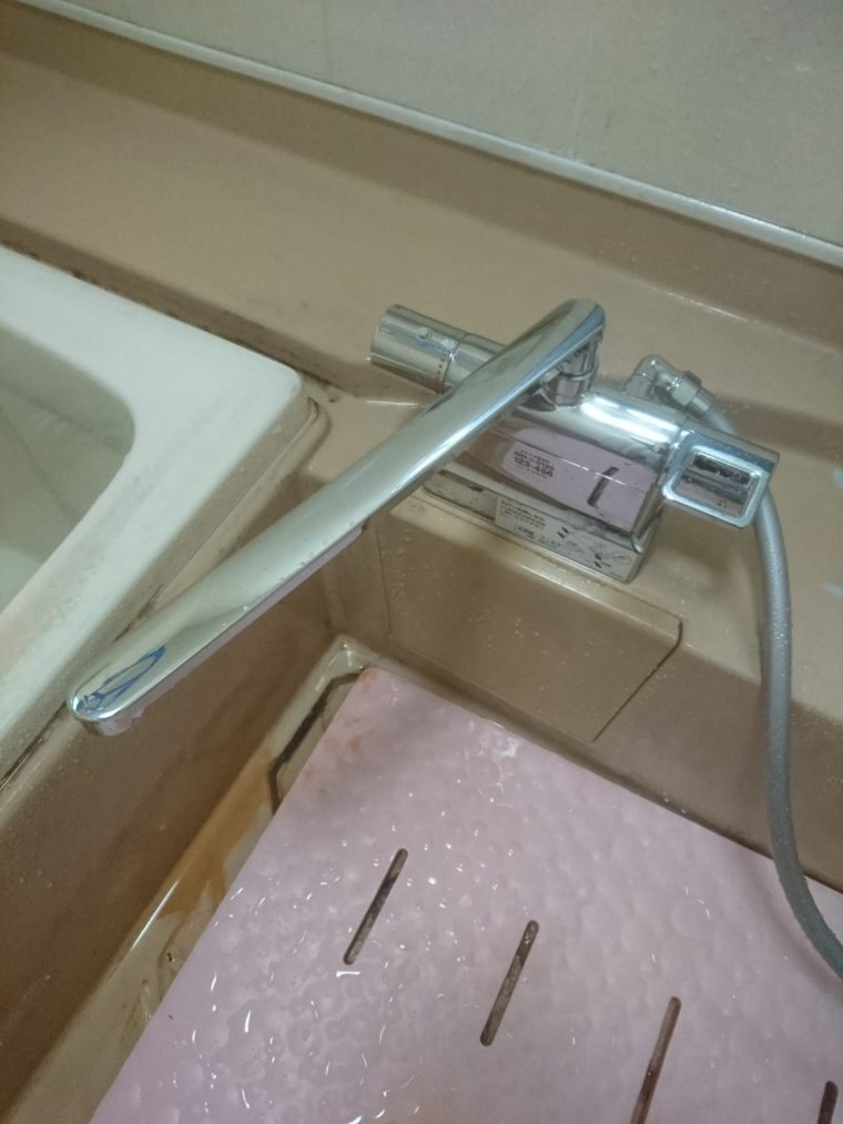 20190204_001 浴室デッキサーモシャワー水栓交換 兵庫県西宮市:施工実績