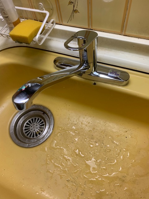20190219_014 台所蛇口交換、止水栓・給水管交換 埼玉県羽生市:施工実績