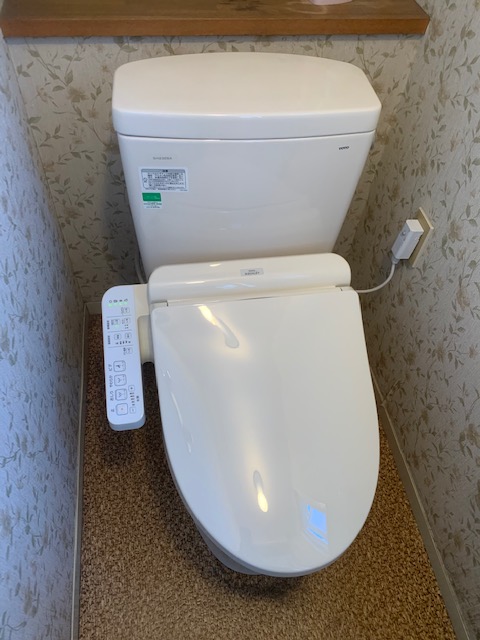 20190219_015 便器交換、洗濯蛇口交換 栃木県宇都宮市:施工実績