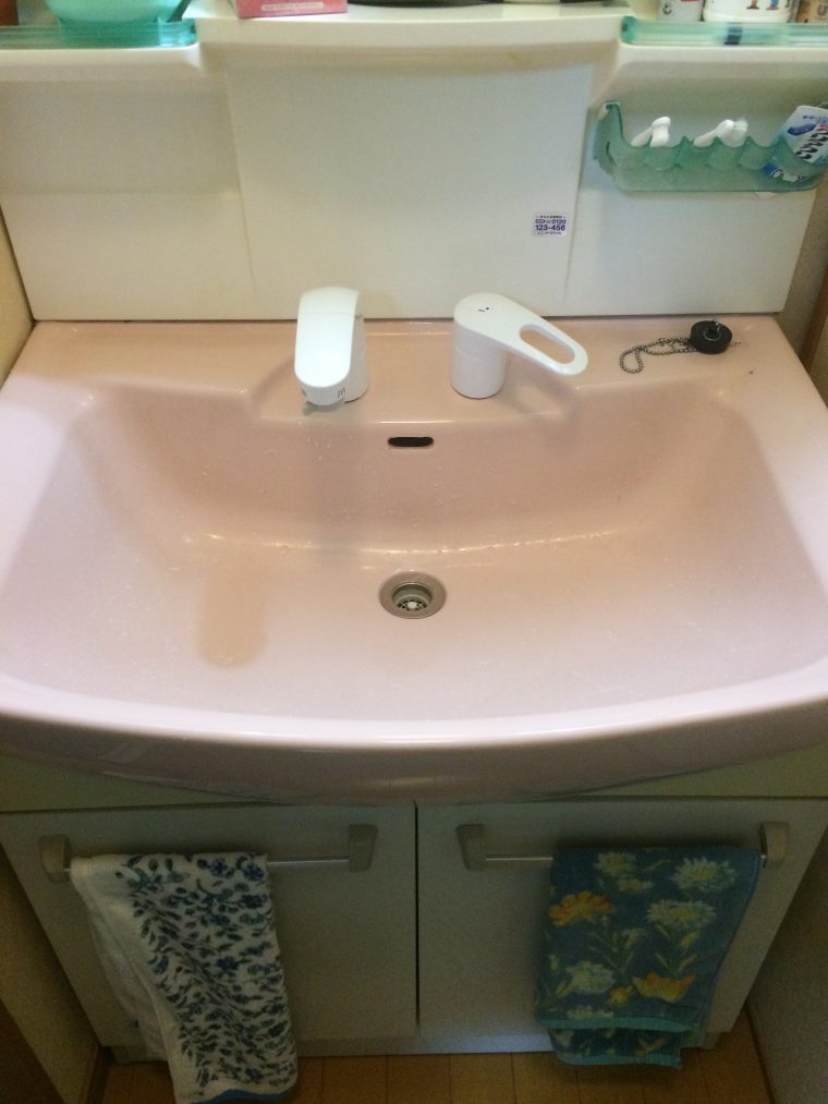 20190408_072 洗面蛇口交換 大阪府八尾市:施工実績