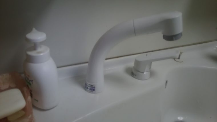 20190311_008 洗面台シャンプー水栓交換 長野県安曇野市:施工実績