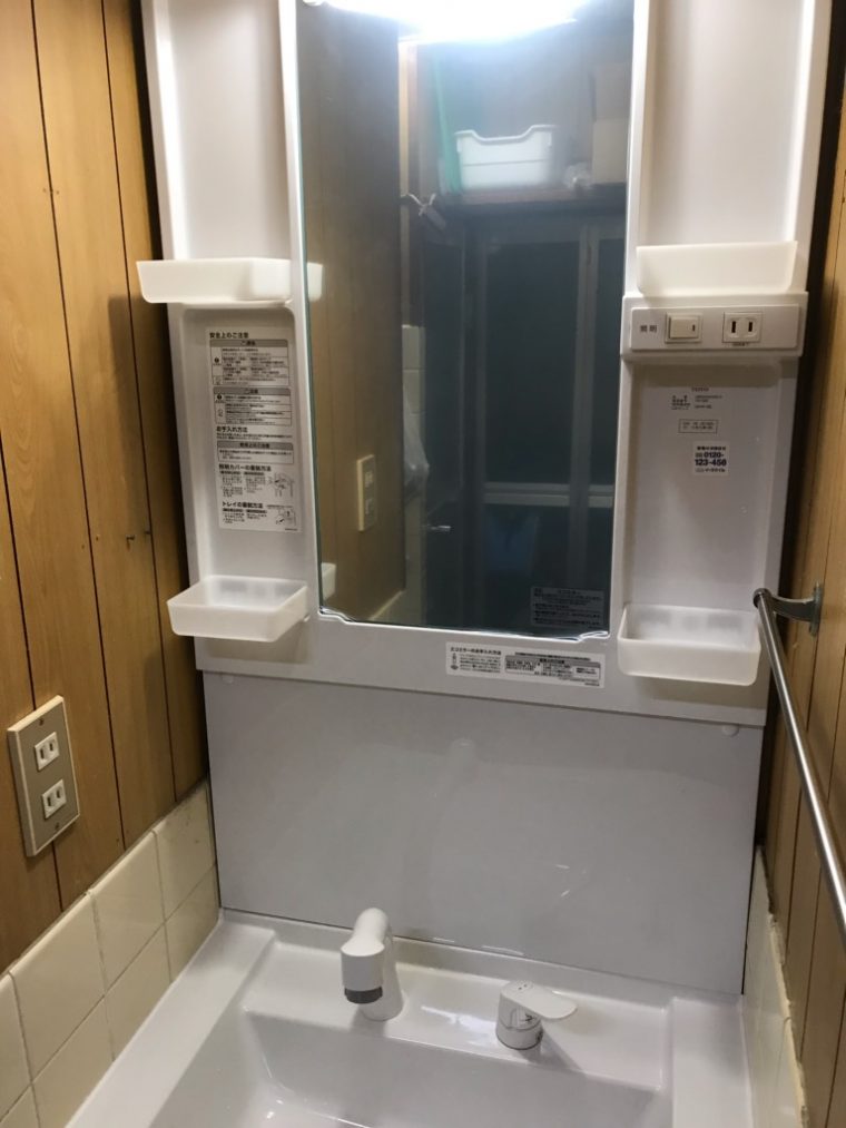 20190320_004 洗面台交換 大阪府大阪市阿倍野区:施工実績