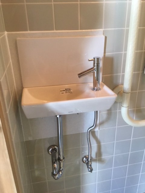 20190415_025 トイレ手洗い器交換 滋賀県大津市:施工実績
