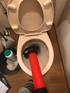 20190508_021 トイレ詰まり 福岡県福岡市城南区:施工実績