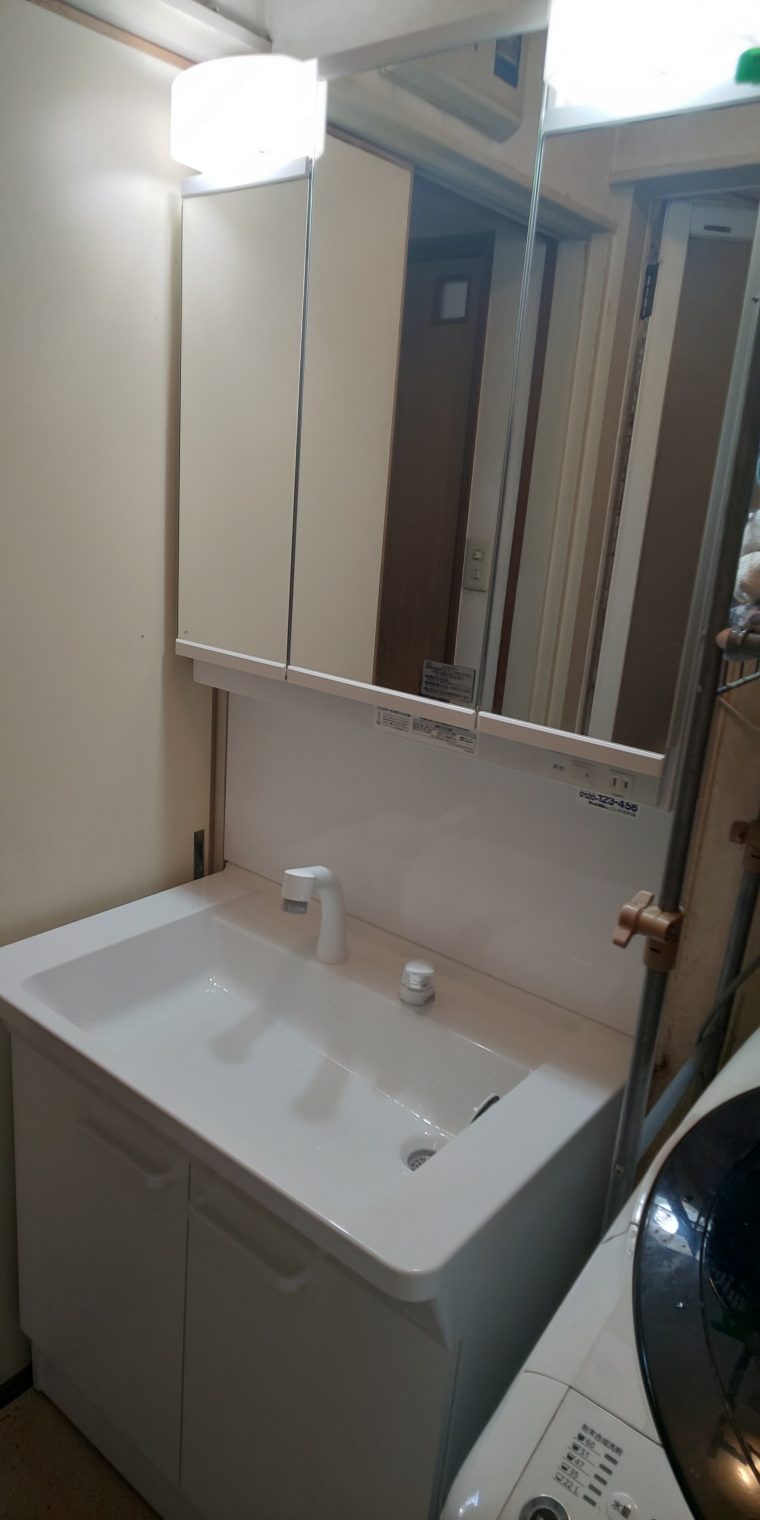 20190523_028 洗面台交換 兵庫県加古川市:施工実績