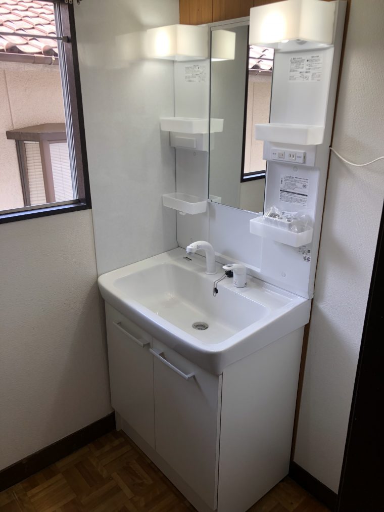 20190415_035 洗面台交換 岡山県岡山市北区:施工実績