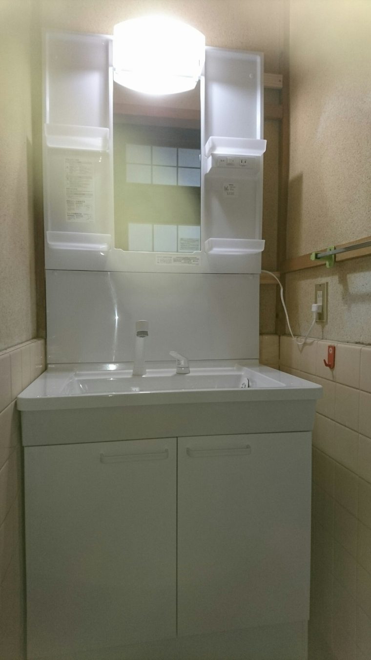 20190415_060 洗面台交換 奈良県奈良市:施工実績