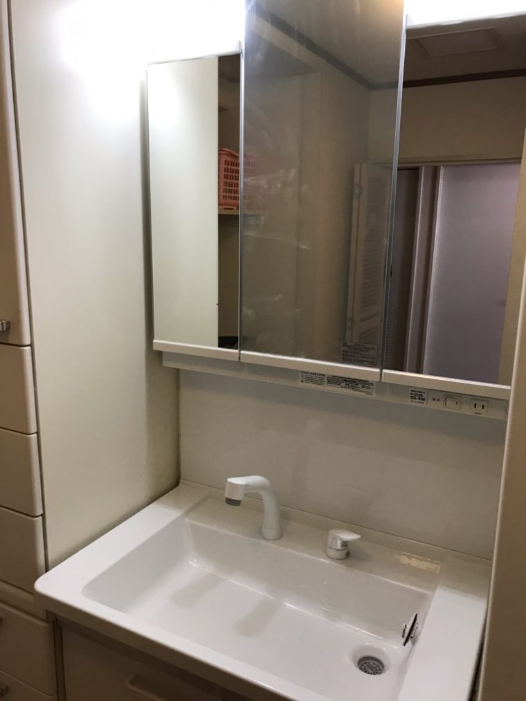 20190430_010 洗面台交換 大阪府大阪市阿倍野区:施工実績