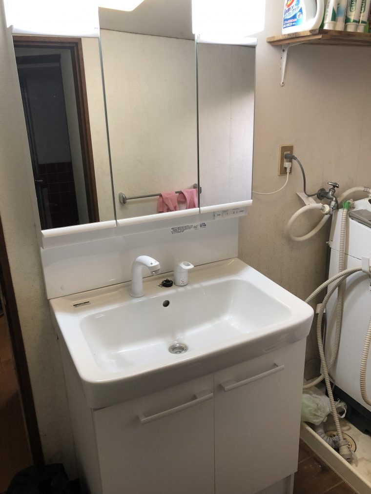 20190430_020 洗面台交換 兵庫県明石市:施工実績