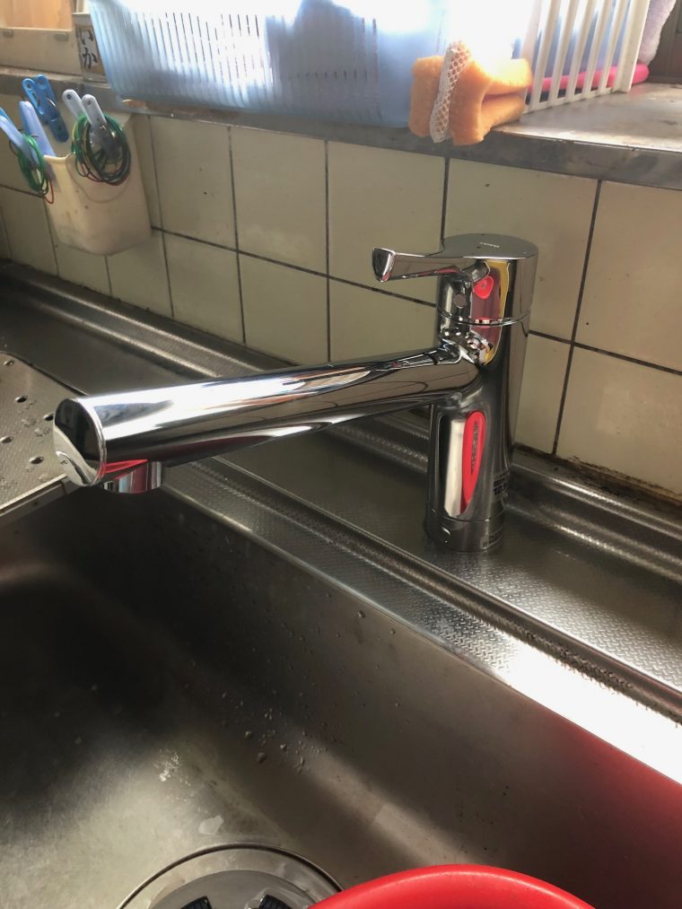 20190513_013 台所蛇口交換 滋賀県湖南市:施工実績