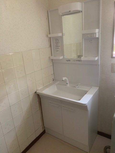 20190520_045 洗面台交換 群馬県高崎市:施工実績