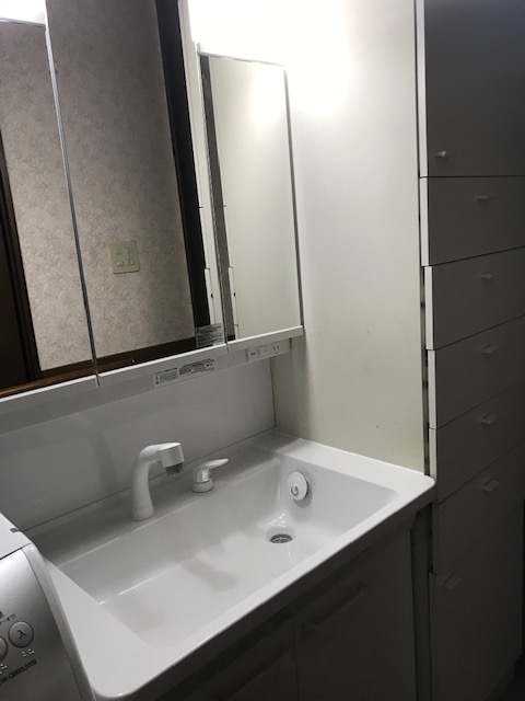 20190527_045 洗面台交換 神奈川県愛甲郡愛川町:施工実績