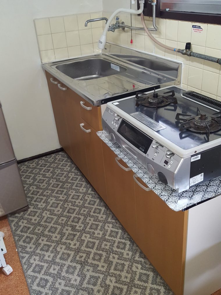 20190527_090 ブロックキッチン交換 大阪府茨木市:施工実績