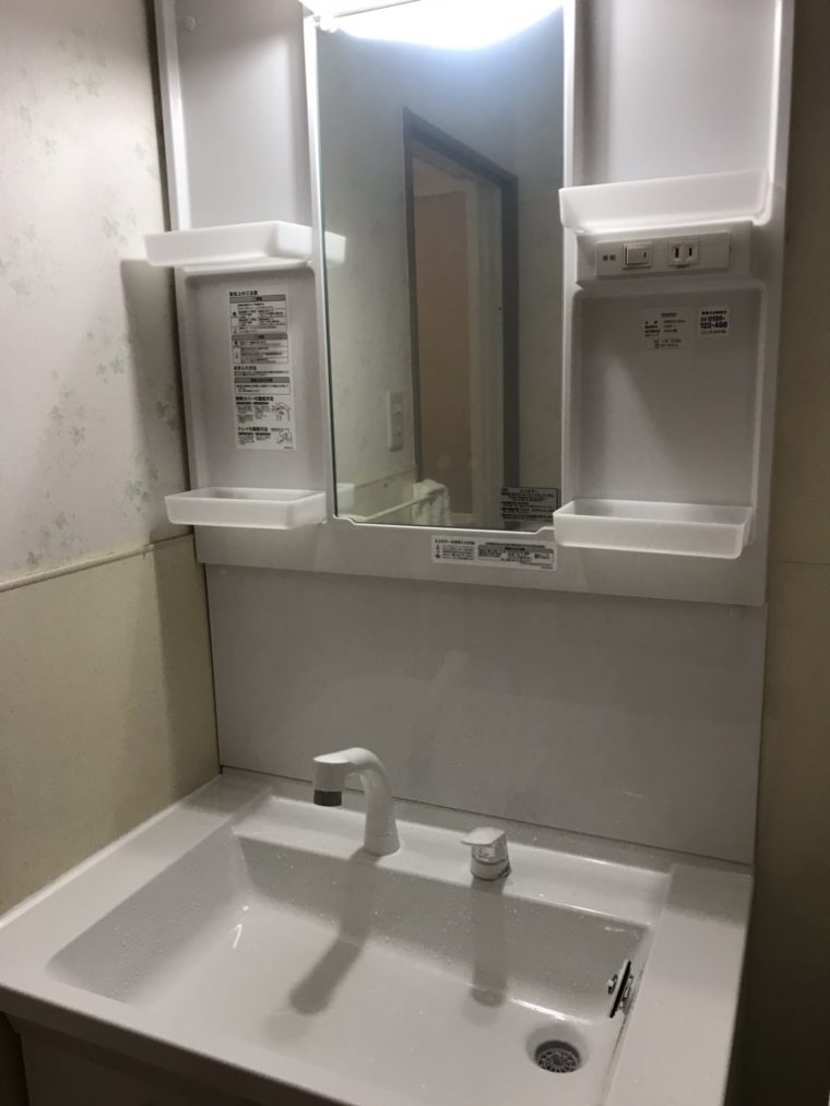 20190603_048 洗面台交換 滋賀県守山市:施工実績