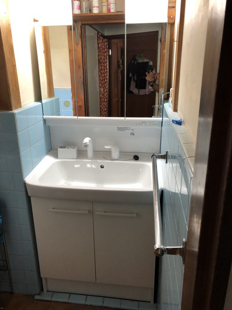 20190617_002 洗面台交換 兵庫県神戸市西区:施工実績