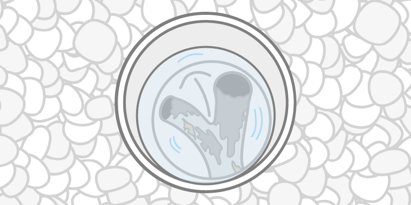 屋外にある排水桝