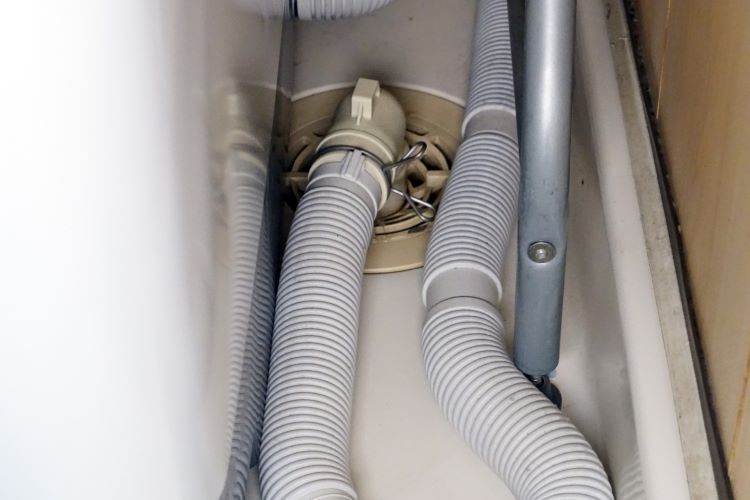 排水ホースの写真