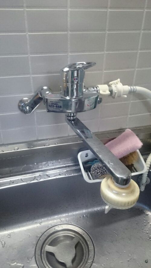 20190303_007 台所蛇口交換 東京都国分寺市:施工事例