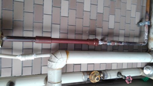 20190715_016 給湯管水漏れ修理 神奈川県茅ヶ崎市:施工事例