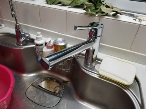 20190812_021 台所蛇口交換 東京都文京区:施工事例