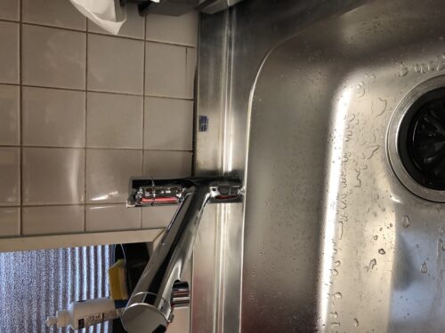 台所蛇口交換:施工実績写真