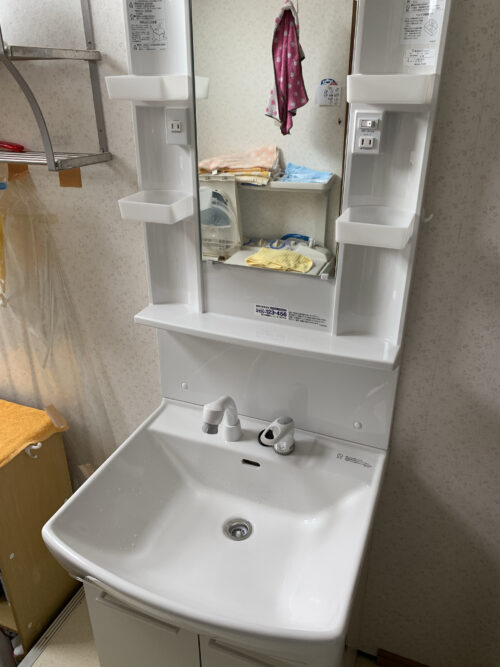 20190828_027 洗面台交換 埼玉県深谷市:施工事例
