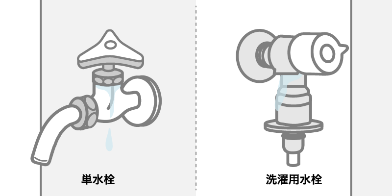 ハンドル部分からの水漏れ