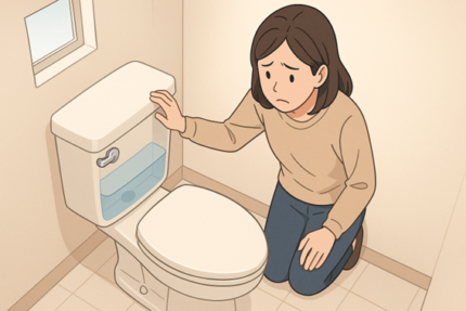 トイレタンクに水がたまらない？原因と対処法を徹底解説:イメージ