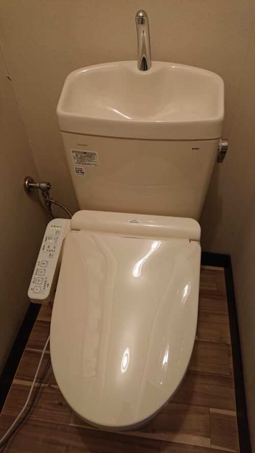 便器・クッションフロア交換:施工実績写真
