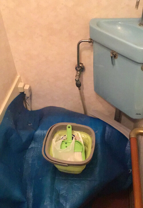 トイレ水漏れ修理:施工事例before写真