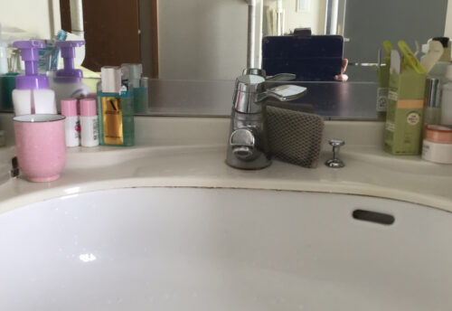 洗面蛇口交換:施工事例before写真