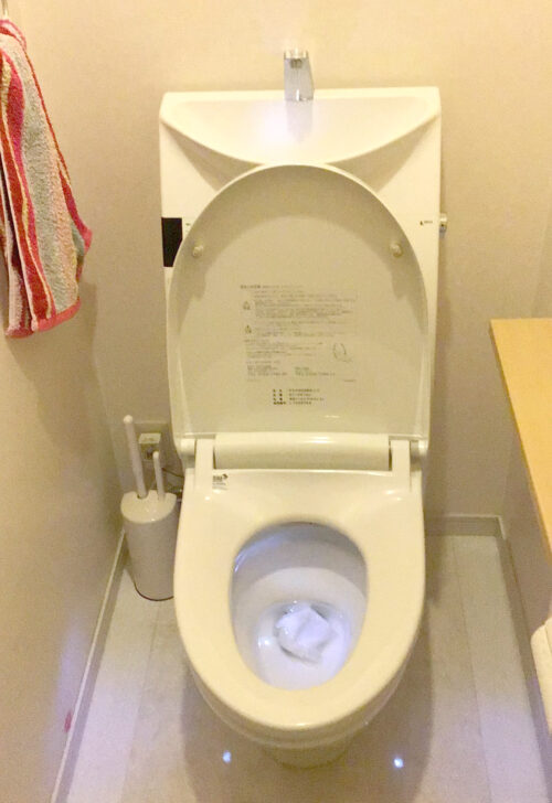 トイレつまり除去作業（便器脱着）:施工事例before写真