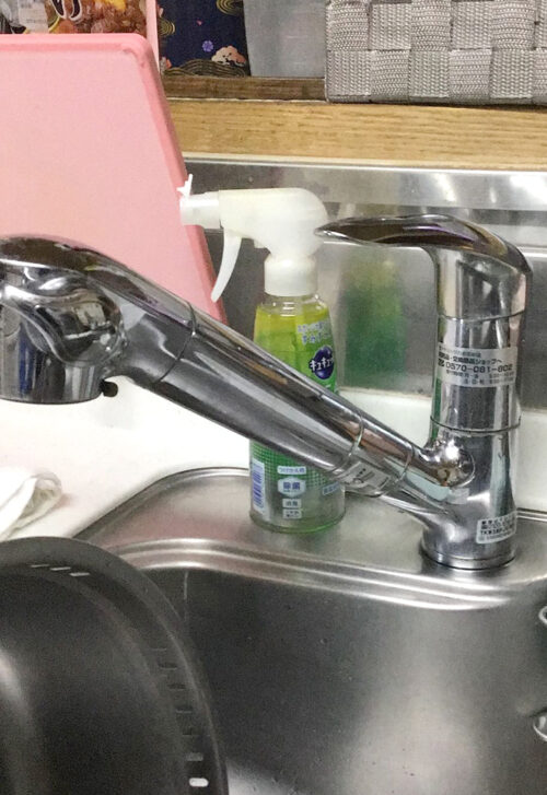 台所蛇口交換作業:施工事例before写真