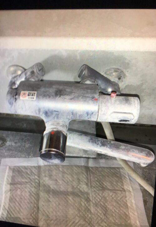 サーモスタット水栓交換:施工事例before写真