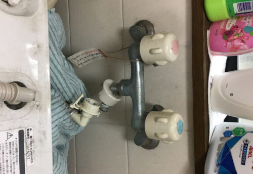 洗濯機蛇口交換:施工事例before写真