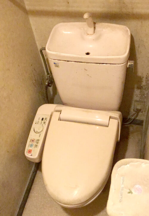 トイレ交換作業:施工事例before写真