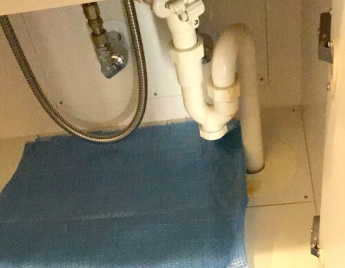 洗面蛇口交換作業:施工事例before写真