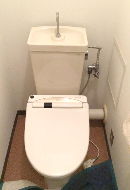 トイレ交換作業:施工事例before写真
