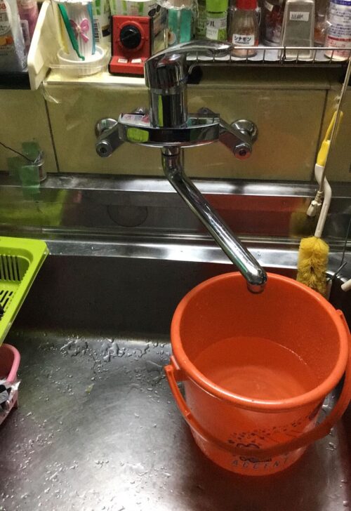 台所蛇口交換:施工事例before写真