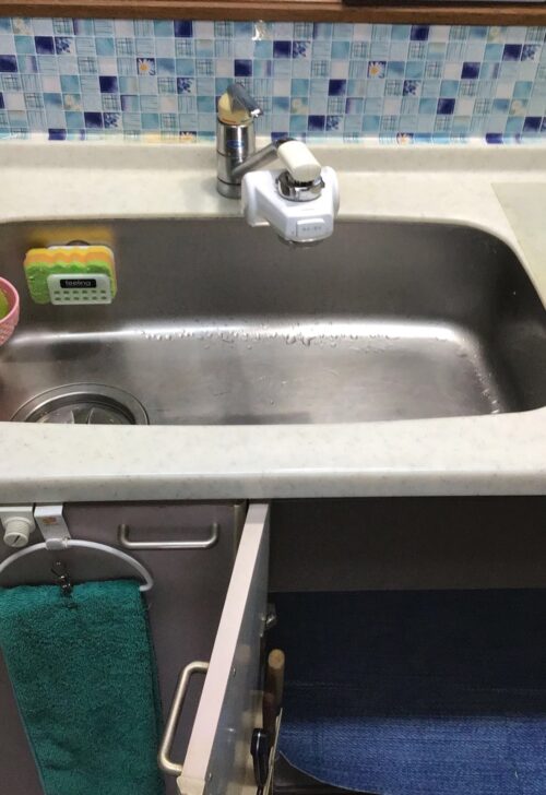台所蛇口交換:施工事例before写真