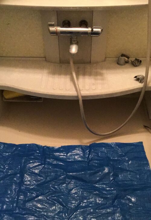 浴室蛇口交換:施工事例before写真
