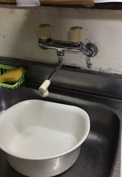 蛇口上部部品交換:施工事例before写真