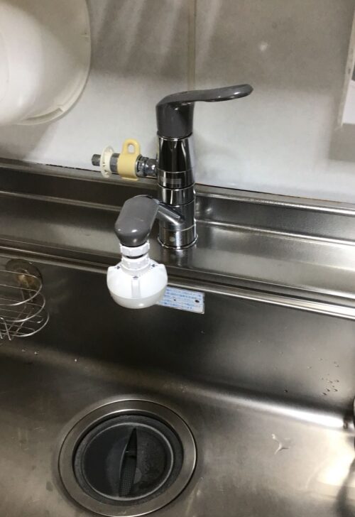 台所水栓交換:施工事例before写真